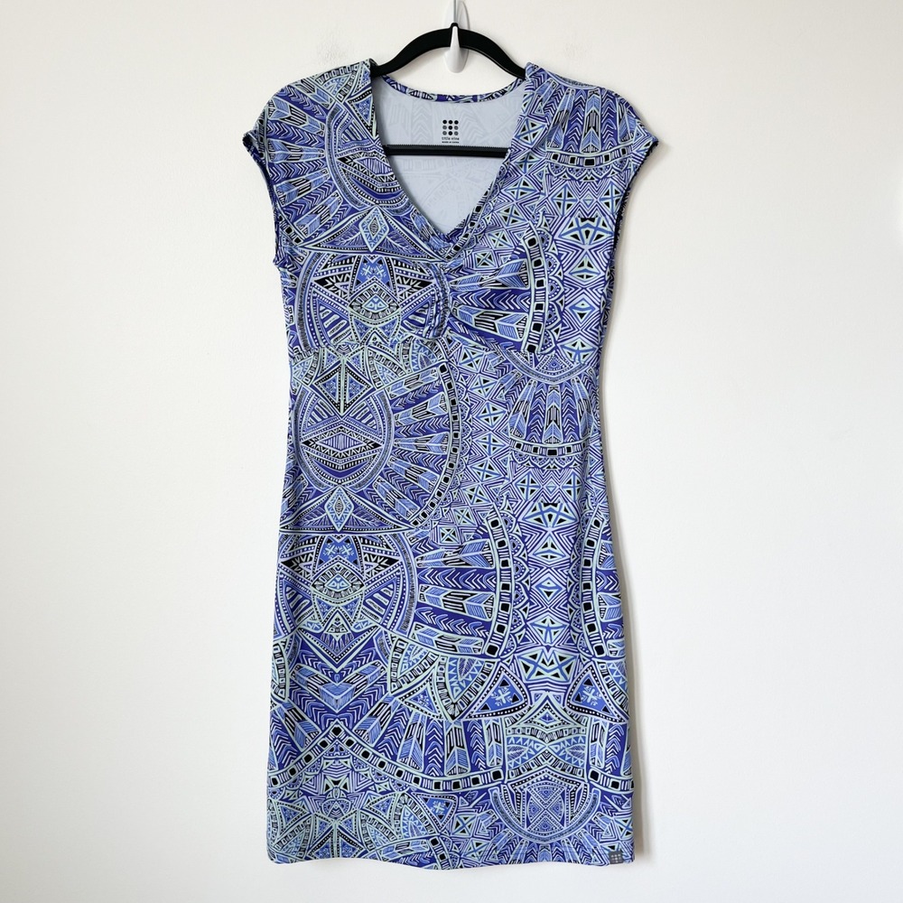 Title Nine Diamalete Sleeveless Dress Womens Small Daring Blue